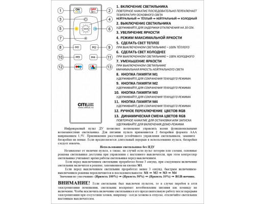 Накладной светильник Citilux Симпла CL714480G