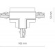 Соединитель T-образный для треков Nowodvorski Ctls Power 8246