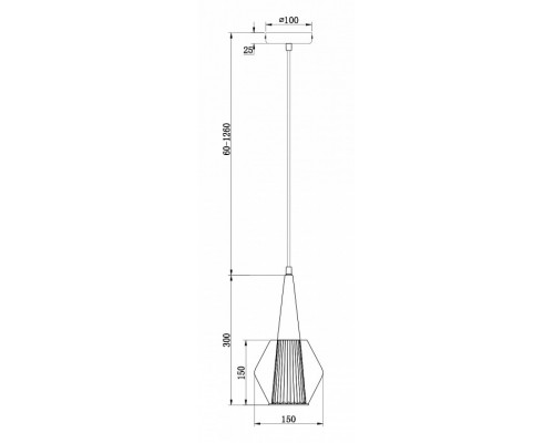 Подвесной светильник Freya Copita FR5133PL-01W