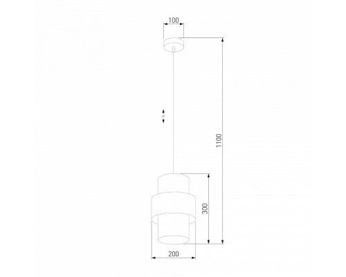 Подвесной светильник TK Lighting Calisto 849 Calisto