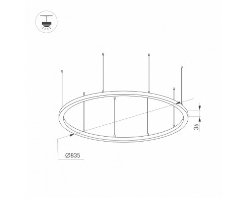 Подвесной светильник Arlight ARC 034008(1)