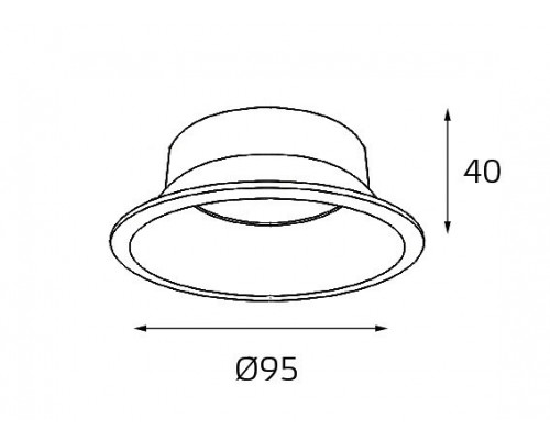 Кольцо декоративное Italline 3160 reflector for 3160