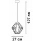 Подвесной светильник Vitaluce V3067 V3067-8/1S