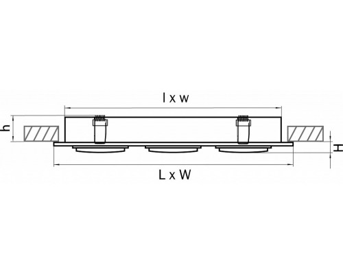 Встраиваемый светильник Lightstar Singo 011603