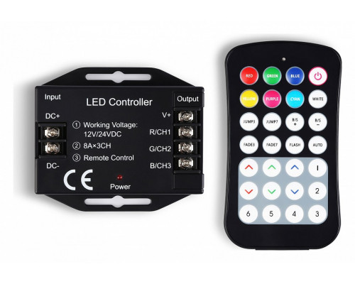 Контроллер-регулятор цвета RGB с пультом ДУ Ambrella Light GS GS11351