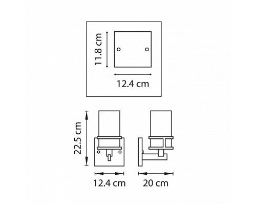 Бра Lightstar Cero 731617