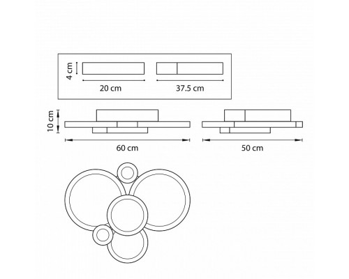 Потолочная люстра Lightstar Breve 749083