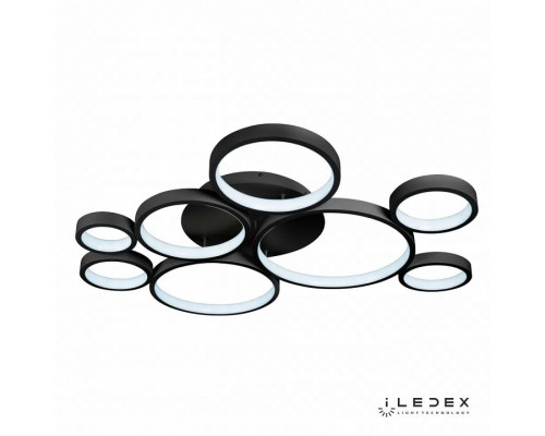 Потолочная люстра iLedex Ring Star 9004-8L-X BK