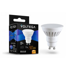 Лампа светодиодная Voltega Ceramics GU10 10Вт 2800K 7072