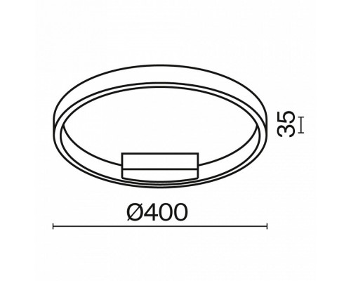 Накладной светильник Maytoni Rim MOD058CL-L25BK