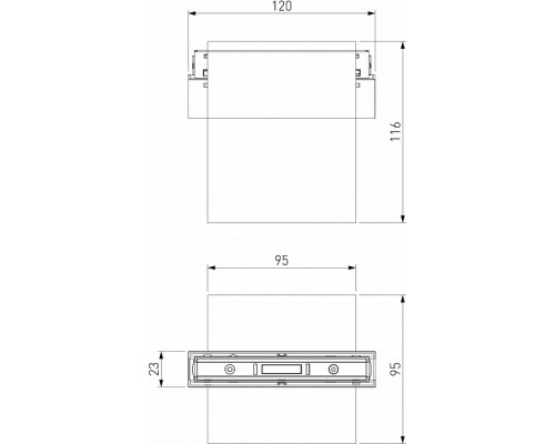 Накладной светильник Elektrostandard Slim Magnetic a063498