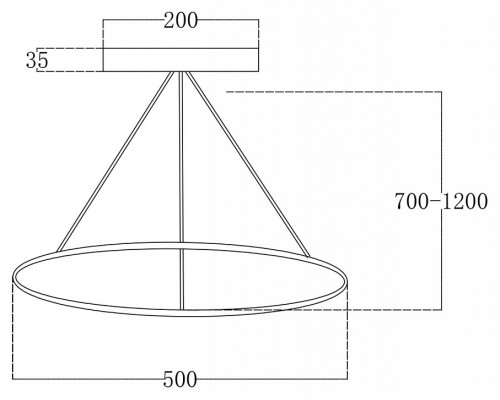 Подвесной светильник Escada Euler 10228/1LED