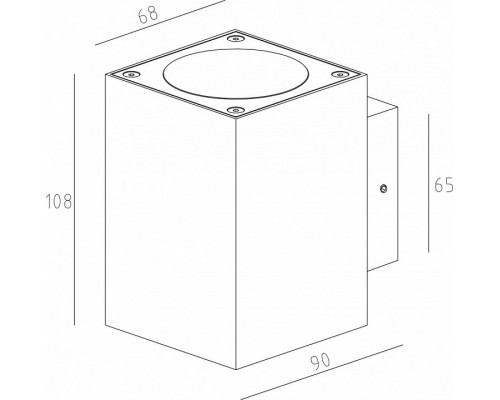 Накладной светильник Deko-Light Cubodo II Double DG Mini 731030