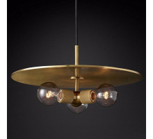 Подвесной светильник Imperiumloft Rh Utilitaire Disk Triple Pendant 40.2339