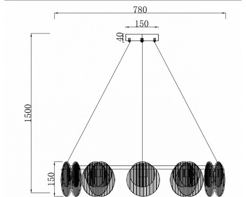 Подвесная люстра Stilfort Relux 4008/02/10P