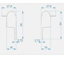 Набор из 10 заглушек для профиля Deko-Light R-EL-03-10 979710