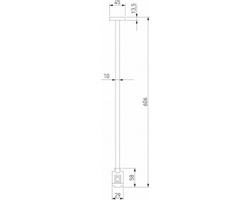 Основание на штанге Elektrostandard Esthetic Magnetic a065447