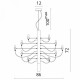 Подвесная люстра Divinare Molto 8030/02 LM-30