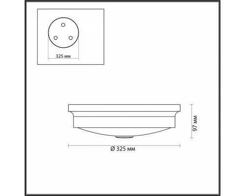 Накладной светильник Odeon Light Marsei 4825/3C