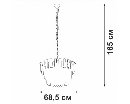 Подвесная люстра Vitaluce V53440 V53440-8/11