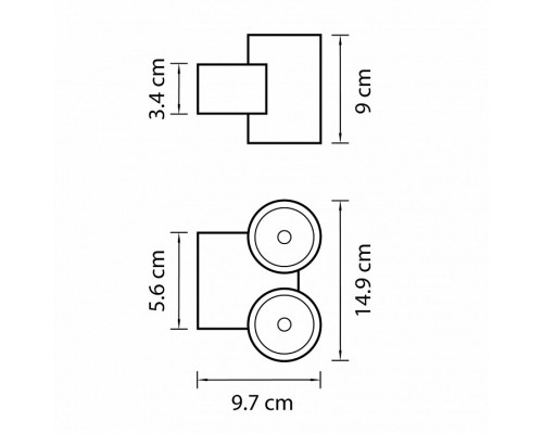 Накладной светильник Lightstar Paro LED 352674