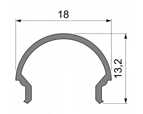 Профиль накладной Deko-Light R-01-12 984525