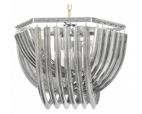 Подвесная люстра LUMINA DECO Boscone LDP 7044-550 CHR+GY