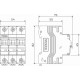 Автоматический выключатель 3P Werkel Автоматические выключатели W903P104