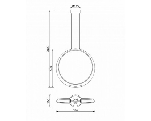 Подвесной светильник Mantra Ring 6170