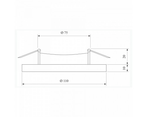 Встраиваемый светильник Elektrostandard Grik S a037542