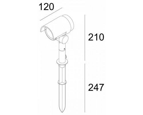 Наземный низкий светильник Deko-Light Keid II 732095