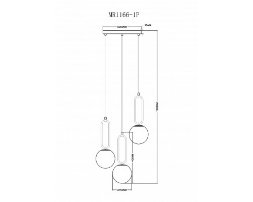 Подвесной светильник MyFar Pierre MR1166-1P