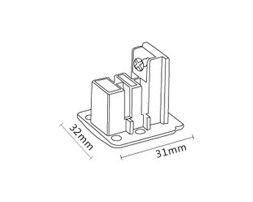 Заглушка для трека Italline WSO WSO 35B black