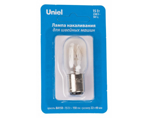 Набор из 3 ламп накаливания Uniel IL-F22 BA15d 15Вт K UL-00010984