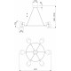 Подвесная люстра Eurosvet Splay 70147/8 белый