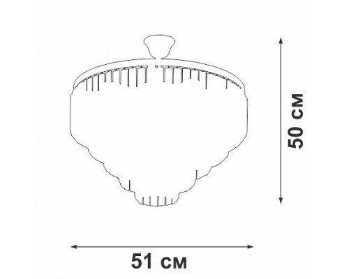 Люстра на штанге Vitaluce V58250 V58250-8/8