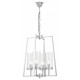 Подвесная люстра LUMINA DECO Fedi LDP 1247-4 CHR