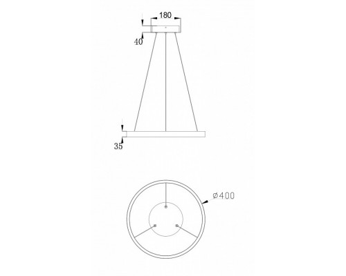 Подвесной светильник Maytoni Rim MOD058PL-L22W4K