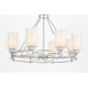 Подвесная люстра LUMINA DECO Marietta LDP 8025-8 CHR+WT