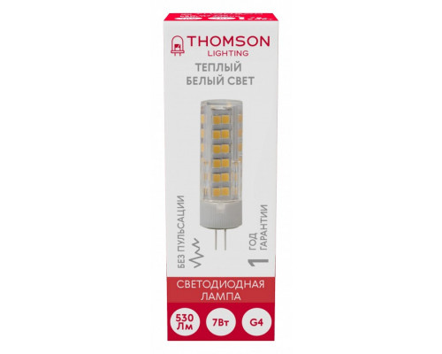 Лампа светодиодная Thomson G4 G4 7Вт 3000K TH-B4232