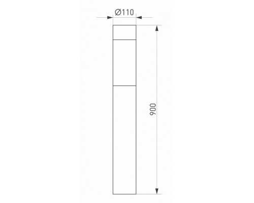 Наземный высокий светильник Arlight Stem 029986