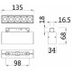 Накладной светильник Maytoni Points TR014-2-10W3K-W