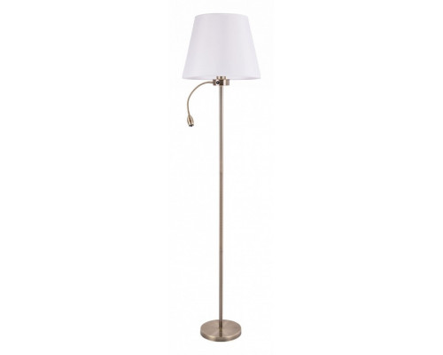 Торшер с подсветкой Arte Lamp Elba A2581PN-2AB