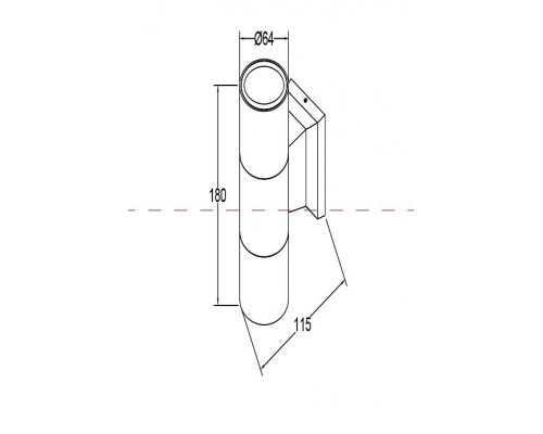 Светильник на штанге Maytoni Bowery O574WL-02B