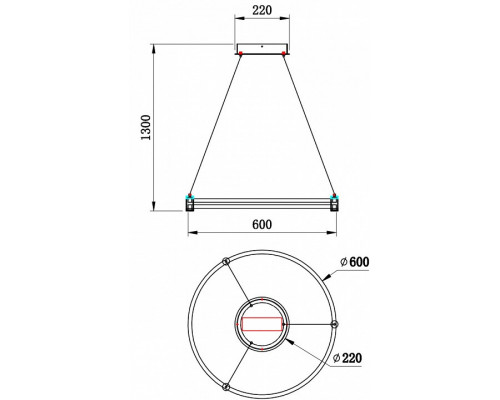 Подвесной светильник Stilfort Tooring 4006/02/01P