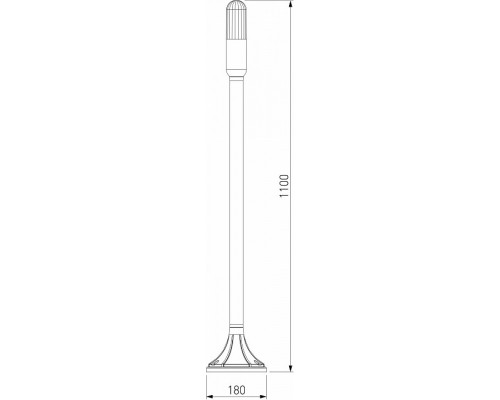 Наземный высокий светильник Elektrostandard ISIDA a063450