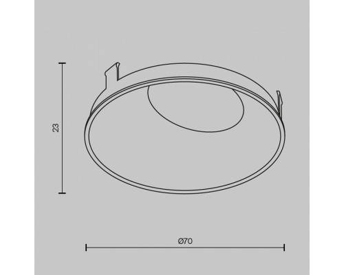 Кольцо декоративное Maytoni Wise Ring057-10-MG