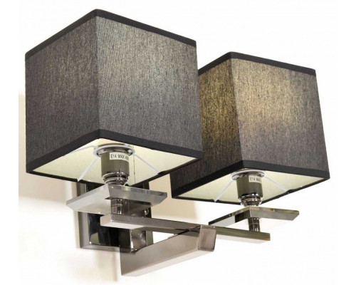 Бра LUMINA DECO Flianelo LDW 1248-2 BK