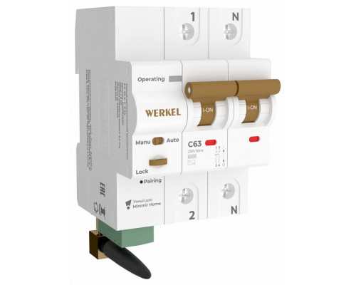 Автоматический выключатель 2P с Wi-Fi Werkel  W1002P6301