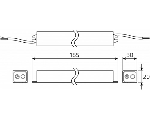 Блок питания с проводом Gauss  BT521